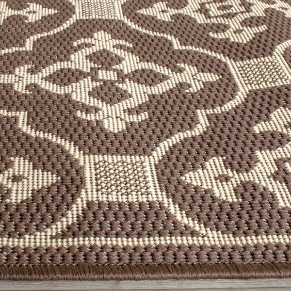 Safavieh Cy6564 Power Loomed 85.4% Polypropylene/10.4% Polyester/4.2% Latex Outdoor Rug CY6564-204-4
