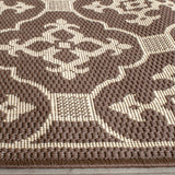 Safavieh Cy6564 Power Loomed 85.4% Polypropylene/10.4% Polyester/4.2% Latex Outdoor Rug CY6564-204-4