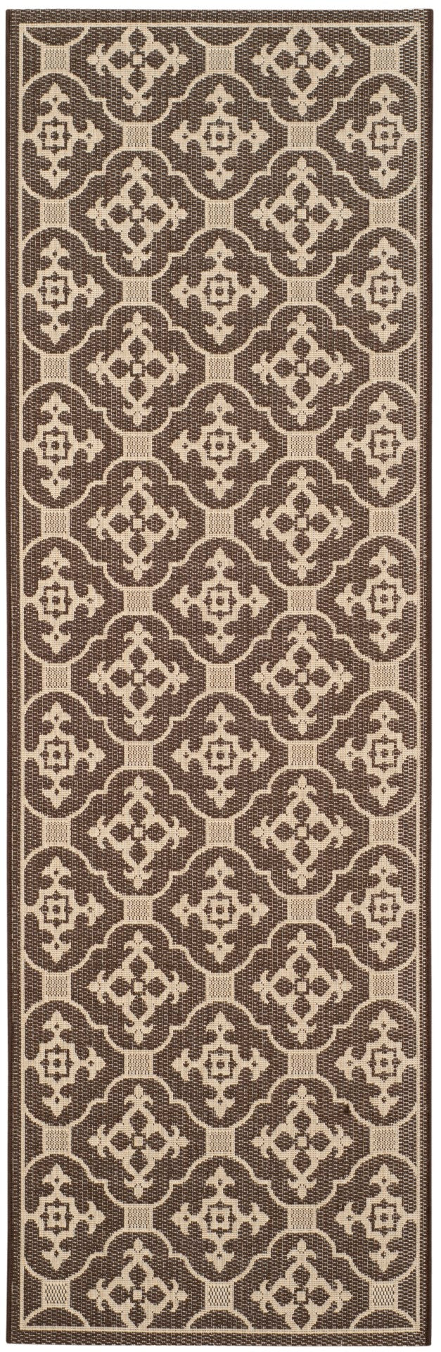 Safavieh Cy6564 Power Loomed 85.4% Polypropylene/10.4% Polyester/4.2% Latex Outdoor Rug CY6564-204-4