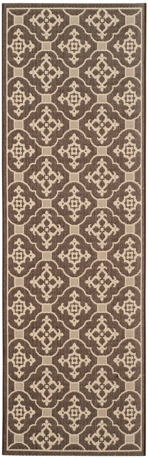 Safavieh Cy6564 Power Loomed 85.4% Polypropylene/10.4% Polyester/4.2% Latex Outdoor Rug CY6564-204-4