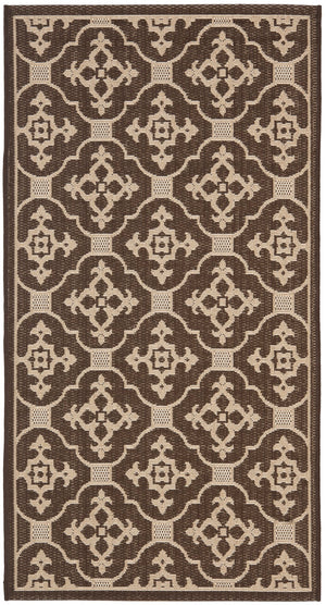 Safavieh Cy6564 Power Loomed 85.4% Polypropylene/10.4% Polyester/4.2% Latex Outdoor Rug CY6564-204-4