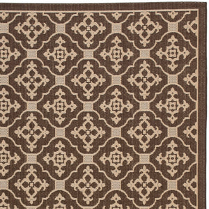 Safavieh Cy6564 Power Loomed 85.4% Polypropylene/10.4% Polyester/4.2% Latex Outdoor Rug CY6564-204-4