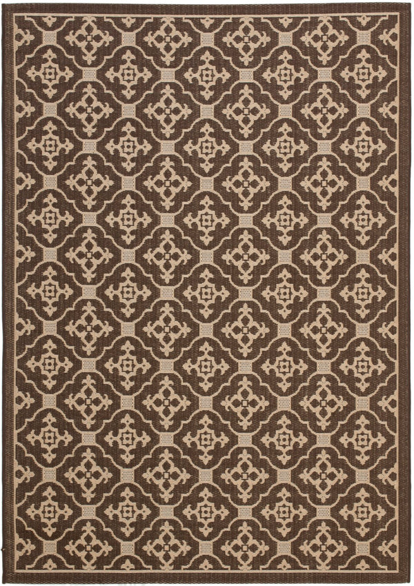 Safavieh Cy6564 Power Loomed 85.4% Polypropylene/10.4% Polyester/4.2% Latex Outdoor Rug CY6564-204-4