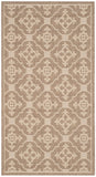 Safavieh Cy6564 Power Loomed 85.4% Polypropylene/10.4% Polyester/4.2% Latex Outdoor Rug CY6564-22-4