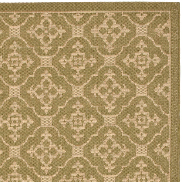 Safavieh Cy6564 Power Loomed 85.4% Polypropylene/10.4% Polyester/4.2% Latex Outdoor Rug CY6564-24-4