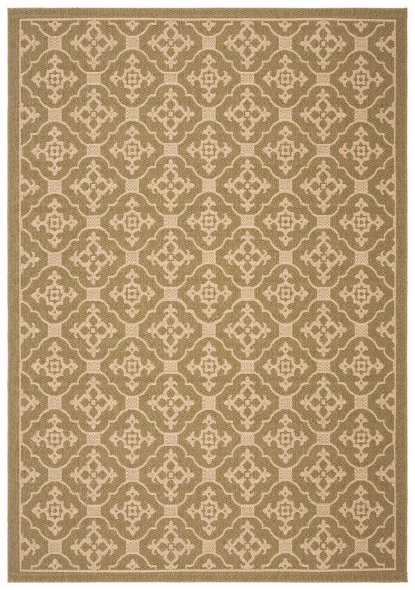 Safavieh Cy6564 Power Loomed 85.4% Polypropylene/10.4% Polyester/4.2% Latex Outdoor Rug CY6564-24-4