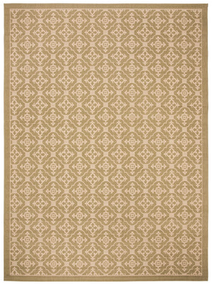 Safavieh Cy6564 Power Loomed 85.4% Polypropylene/10.4% Polyester/4.2% Latex Outdoor Rug CY6564-24-4