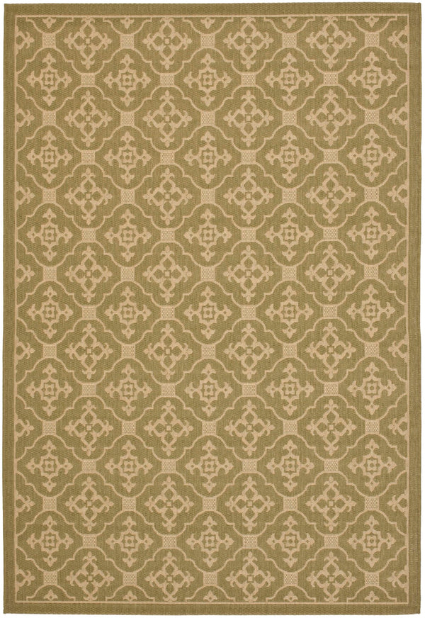 Safavieh Cy6564 Power Loomed 85.4% Polypropylene/10.4% Polyester/4.2% Latex Outdoor Rug CY6564-24-4