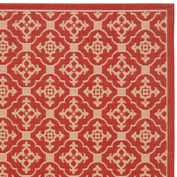 Safavieh Cy6564 Power Loomed 85.4% Polypropylene/10.4% Polyester/4.2% Latex Outdoor Rug CY6564-28-4