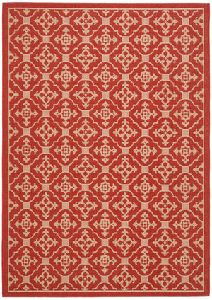 Safavieh Cy6564 Power Loomed 85.4% Polypropylene/10.4% Polyester/4.2% Latex Outdoor Rug CY6564-28-4