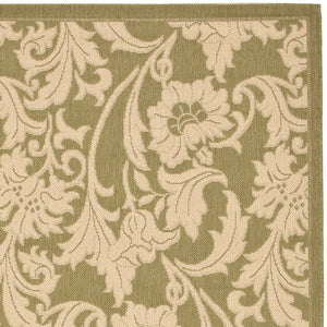 Safavieh Cy6565 Power Loomed 85.4% Polypropylene/10.4% Polyester/4.2% Latex Outdoor Rug CY6565-24-4