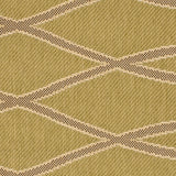 Courtyard Cy6575 Outdoor Power Loomed 85.4% Polypropylene - 10.4% Polyester - 4.2% Latex Rug in Green, Creme 2ft-7in x 5ft