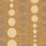 Courtyard Cy6577 Outdoor Power Loomed 85.4% Polypropylene - 10.4% Polyester - 4.2% Latex Rug in Gold, Creme 2ft-7in x 5ft
