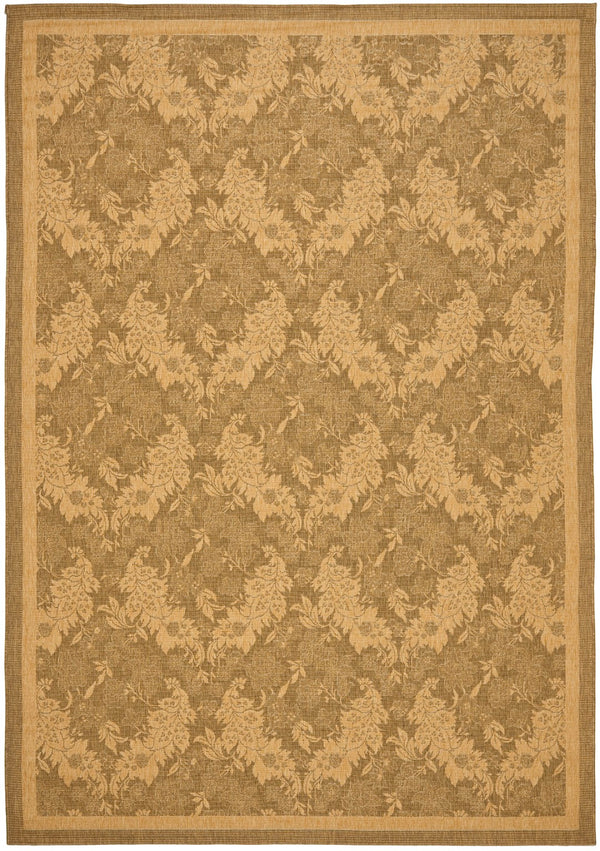 Safavieh Cy6582 Power Loomed 85.4% Polypropylene/10.4% Polyester/4.2% Latex Outdoor Rug CY6582-49-4