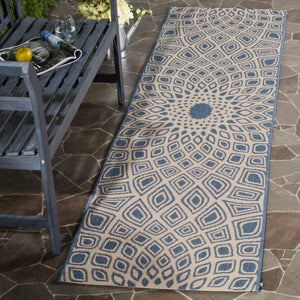 Safavieh Courtyard 6616 Power Loomed 85.4% Polypropylene/10.4% Polyester/4.2% Latex Outdoor Rug CY6616-23321-28