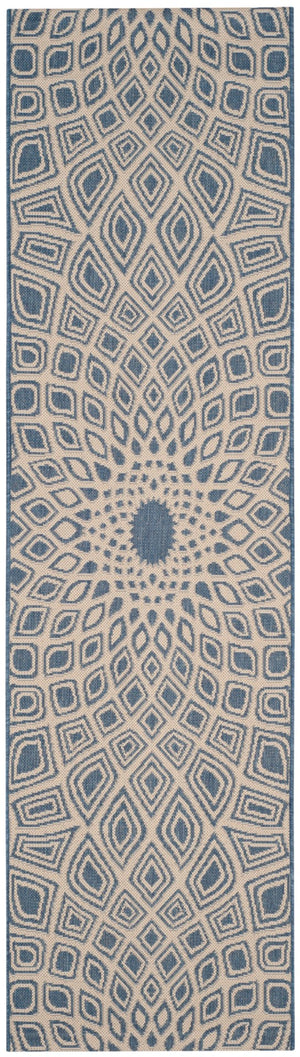 Safavieh Courtyard 6616 Power Loomed 85.4% Polypropylene/10.4% Polyester/4.2% Latex Outdoor Rug CY6616-23321-28