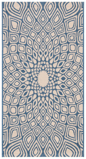 Safavieh Courtyard 6616 Power Loomed 85.4% Polypropylene/10.4% Polyester/4.2% Latex Outdoor Rug CY6616-23321-3