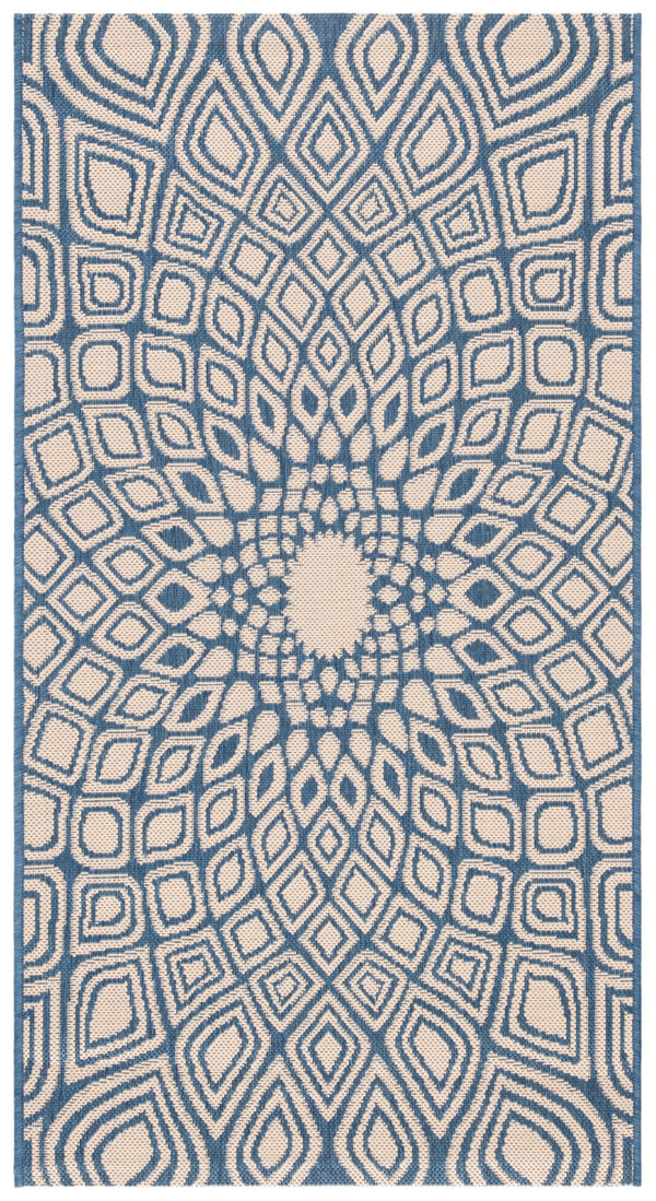 Safavieh Courtyard 6616 Power Loomed 85.4% Polypropylene/10.4% Polyester/4.2% Latex Outdoor Rug CY6616-23321-3