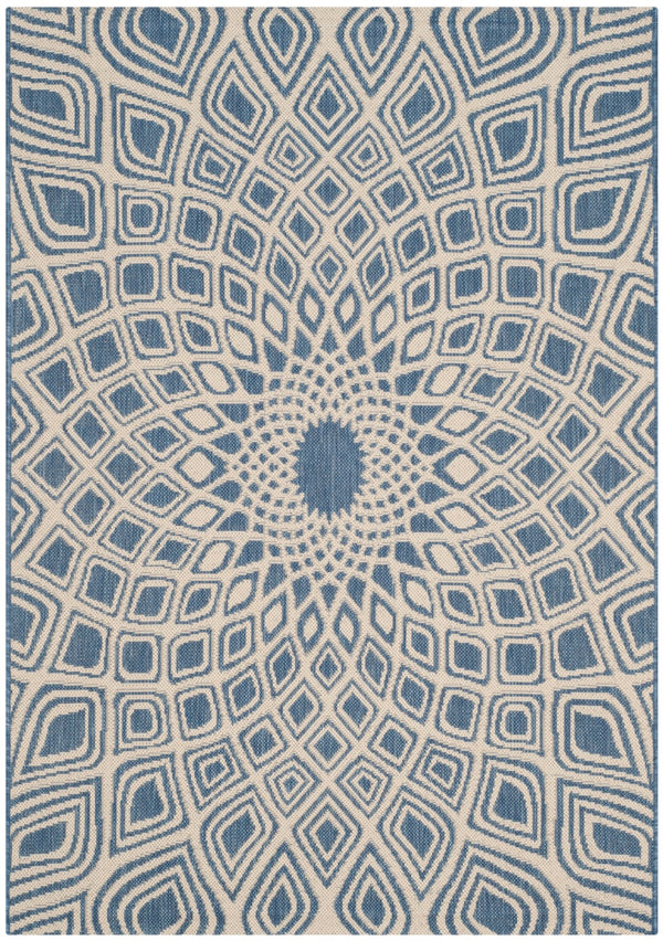 Safavieh Courtyard 6616 Power Loomed 85.4% Polypropylene/10.4% Polyester/4.2% Latex Outdoor Rug CY6616-23321-4