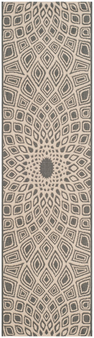 Safavieh Courtyard 6616 Power Loomed 85.4% Polypropylene/10.4% Polyester/4.2% Latex Outdoor Rug CY6616-23621-4