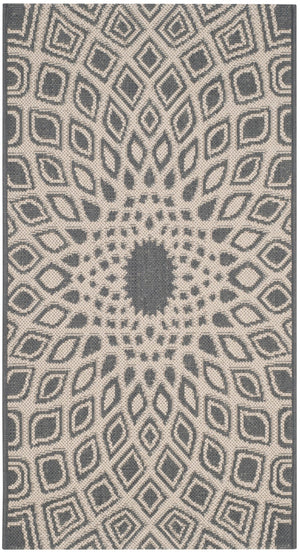 Safavieh Courtyard 6616 Power Loomed 85.4% Polypropylene/10.4% Polyester/4.2% Latex Outdoor Rug CY6616-23621-4