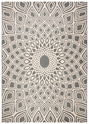 Safavieh Courtyard 6616 Power Loomed 85.4% Polypropylene/10.4% Polyester/4.2% Latex Outdoor Rug CY6616-23621-4