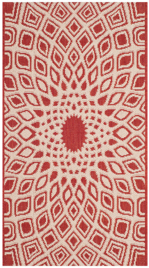 Safavieh Courtyard 6616 Power Loomed 85.4% Polypropylene/10.4% Polyester/4.2% Latex Outdoor Rug CY6616-23821-4