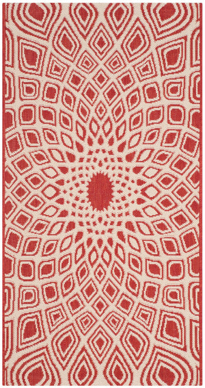 Safavieh Courtyard 6616 Power Loomed 85.4% Polypropylene/10.4% Polyester/4.2% Latex Outdoor Rug CY6616-23821-4