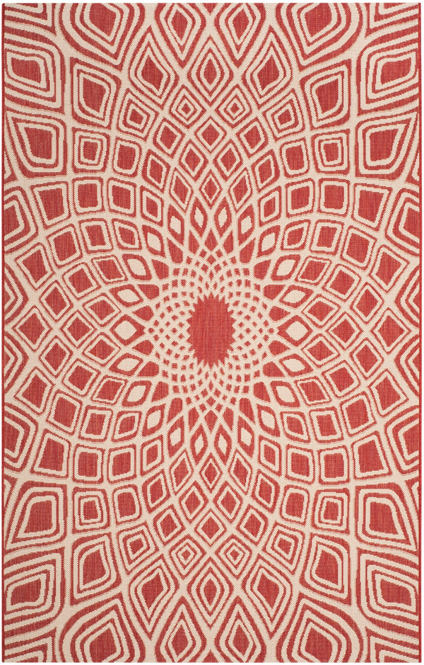Safavieh Courtyard 6616 Power Loomed 85.4% Polypropylene/10.4% Polyester/4.2% Latex Outdoor Rug CY6616-23821-4
