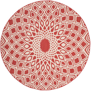 Safavieh Courtyard 6616 Power Loomed 85.4% Polypropylene/10.4% Polyester/4.2% Latex Outdoor Rug CY6616-23821-4