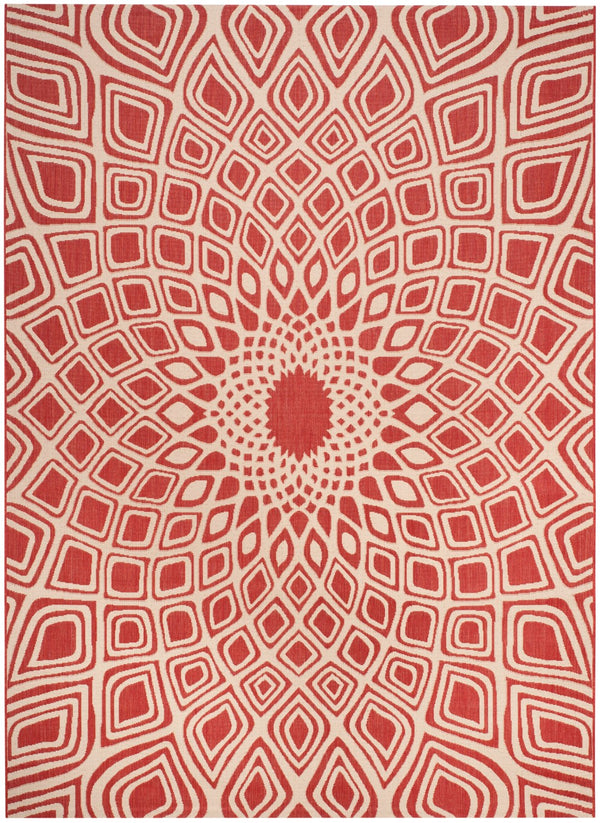 Safavieh Courtyard 6616 Power Loomed 85.4% Polypropylene/10.4% Polyester/4.2% Latex Outdoor Rug CY6616-23821-4