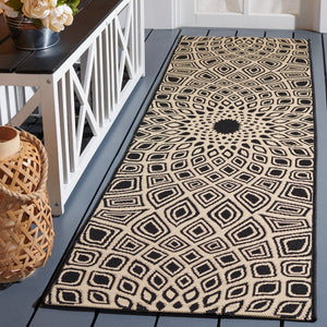 Safavieh Courtyard 6616 Power Loomed 85.4% Polypropylene/10.4% Polyester/4.2% Latex Outdoor Rug CY6616-25621-28