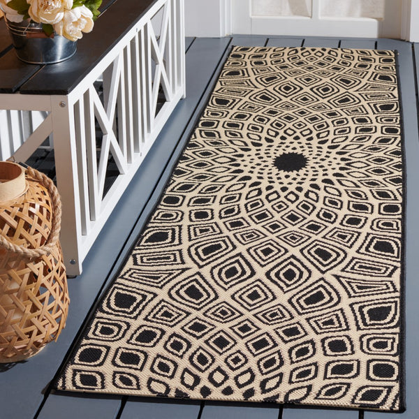 Safavieh Courtyard 6616 Power Loomed 85.4% Polypropylene/10.4% Polyester/4.2% Latex Outdoor Rug CY6616-25621-28
