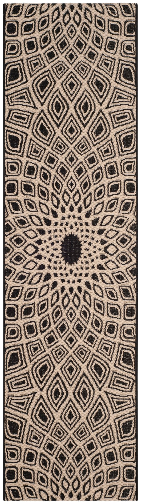 Safavieh Courtyard 6616 Power Loomed 85.4% Polypropylene/10.4% Polyester/4.2% Latex Outdoor Rug CY6616-25621-28