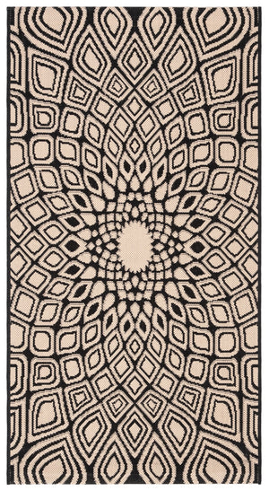 Safavieh Courtyard 6616 Power Loomed 85.4% Polypropylene/10.4% Polyester/4.2% Latex Outdoor Rug CY6616-25621-3