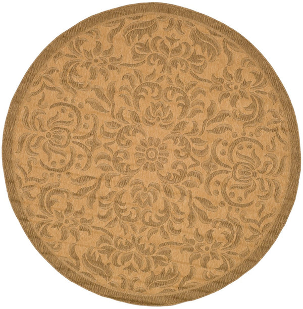 Safavieh Cy6634 Power Loomed 85.4% Polypropylene/10.4% Polyester/4.2% Latex Outdoor Rug CY6634-39-4