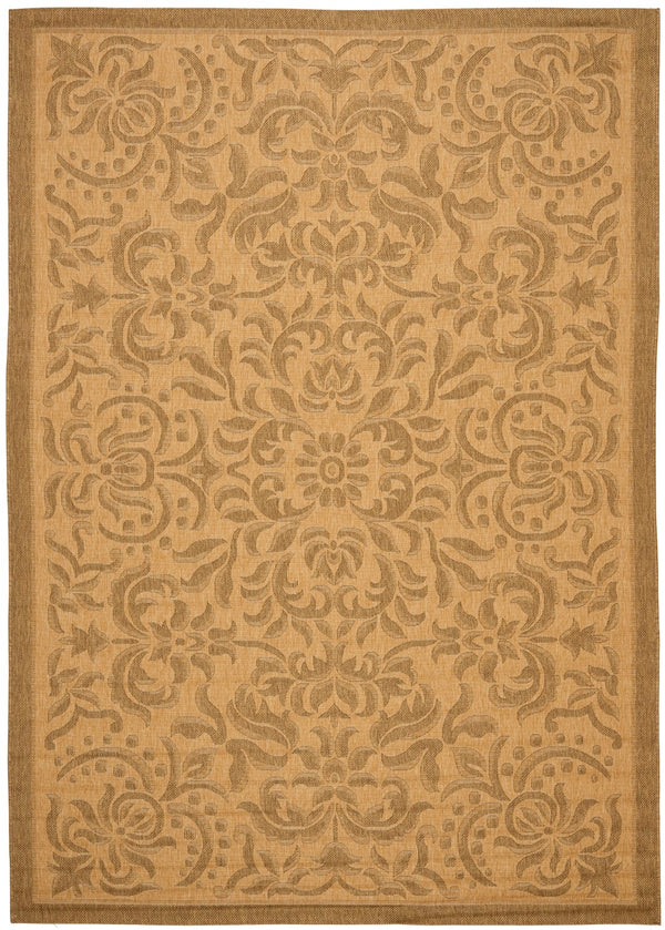 Safavieh Cy6634 Power Loomed 85.4% Polypropylene/10.4% Polyester/4.2% Latex Outdoor Rug CY6634-39-4
