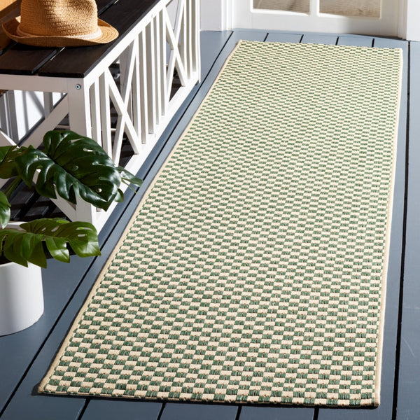 Safavieh Courtyard 6653 PowerLoomed 85.4% Polypropylene/10.4% Polyester/4.2% Latex Indoor/Outdoor Rug CY6653-32221-9
