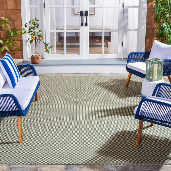 Safavieh Courtyard 6653 PowerLoomed 85.4% Polypropylene/10.4% Polyester/4.2% Latex Indoor/Outdoor Rug CY6653-32221-9