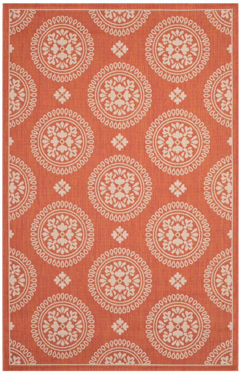 Safavieh Antigua Power Loomed 85.4% Polypropylene/10.4% Polyester/4.2% Latex Outdoor Rug CY6716-231-9