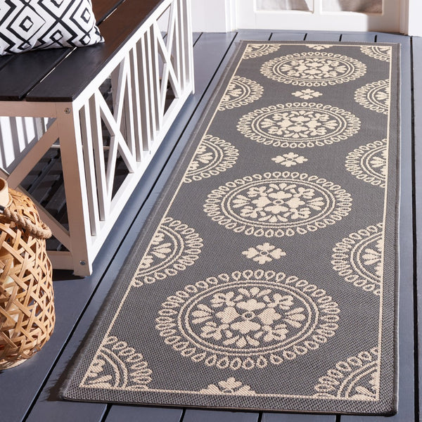 Safavieh Antigua Power Loomed 85.4% Polypropylene/10.4% Polyester/4.2% Latex Outdoor Rug CY6716-236-9