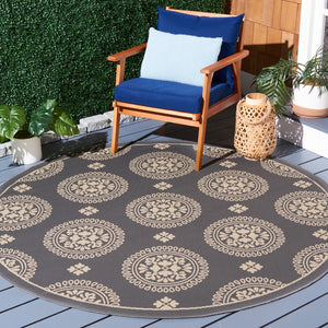Safavieh Antigua Power Loomed 85.4% Polypropylene/10.4% Polyester/4.2% Latex Outdoor Rug CY6716-236-9