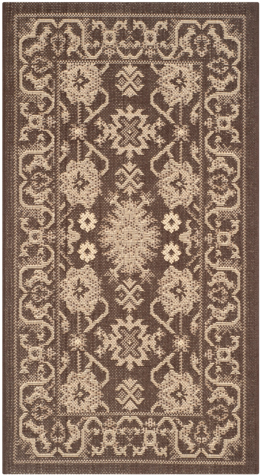 Safavieh Cyprus Power Loomed 85.4% Polypropylene/10.4% Polyester/4.2% Latex Outdoor Rug CY6727-204-2