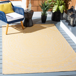 Safavieh Courtyard 6734 PowerLoomed 85.4% Polypropylene/10.4% Polyester/4.2% Latex Indoor/Outdoor Rug CY6734-30612-9
