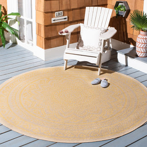 Safavieh Courtyard 6734 PowerLoomed 85.4% Polypropylene/10.4% Polyester/4.2% Latex Indoor/Outdoor Rug CY6734-30612-9