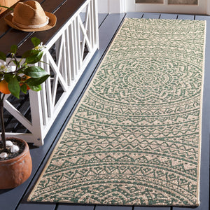 Safavieh Courtyard 6734 PowerLoomed 85.4% Polypropylene/10.4% Polyester/4.2% Latex Indoor/Outdoor Rug CY6734-32212-9