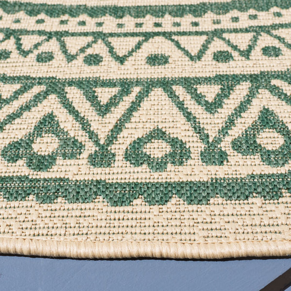 Safavieh Courtyard 6734 PowerLoomed 85.4% Polypropylene/10.4% Polyester/4.2% Latex Indoor/Outdoor Rug CY6734-32212-9