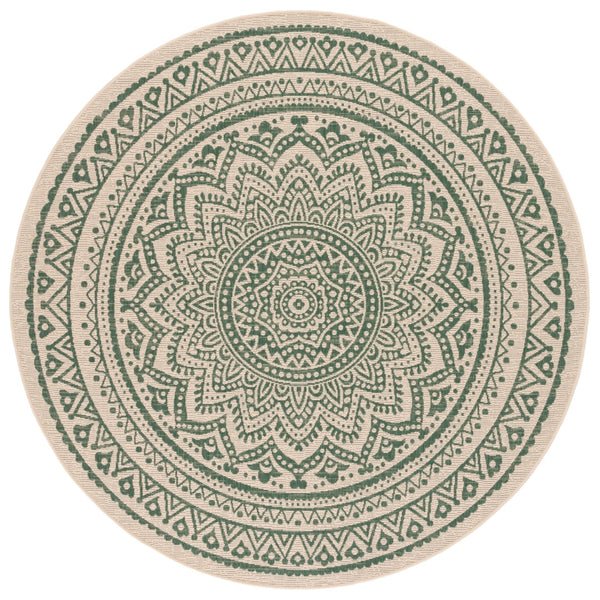 Safavieh Courtyard 6734 PowerLoomed 85.4% Polypropylene/10.4% Polyester/4.2% Latex Indoor/Outdoor Rug CY6734-32212-9