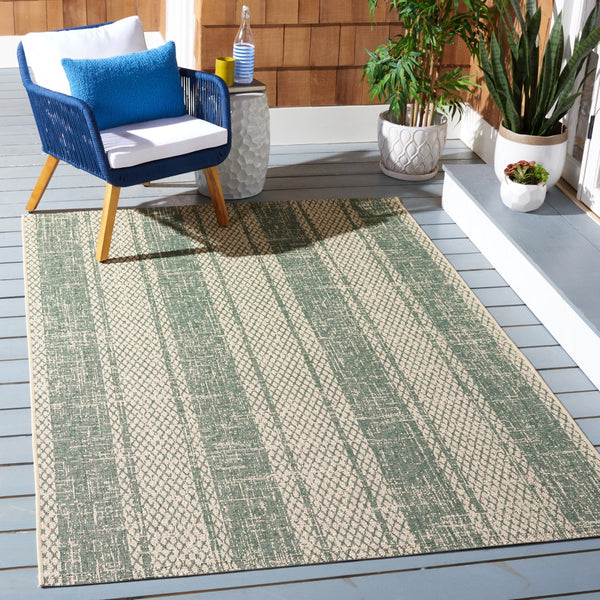 Safavieh Courtyard 6736 PowerLoomed 85.4% Polypropylene/10.4% Polyester/4.2% Latex Indoor/Outdoor Rug CY6736-32212-9