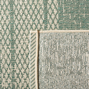 Safavieh Courtyard 6736 PowerLoomed 85.4% Polypropylene/10.4% Polyester/4.2% Latex Indoor/Outdoor Rug CY6736-32212-9